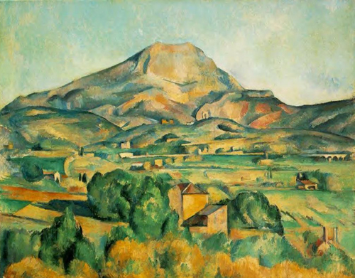 Montaña Sainte-Victoire, 1885. Paul Cézanne.